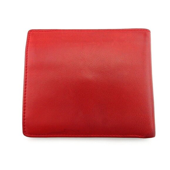 DIOR Bi -fold Wallet CD Mark Leather Authentic USED - Picture 3 of 9